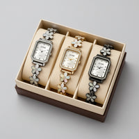 SaneShoppe-Square Design Women's Wristwatch 2026 - Lightweight Luxury, Small-Circle Bracelet Style