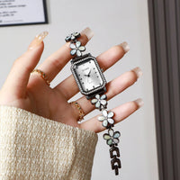 SaneShoppe-Square Design Women's Wristwatch 2026 - Lightweight Luxury, Small-Circle Bracelet Style