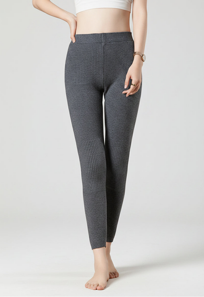 SaneShoppe - Cozy Cashmere Thermal Pants for Men & Women - Slim Fit Knitted Bottoms