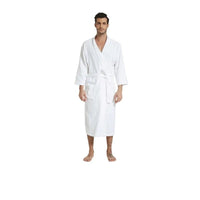 SaneShoppe - Men Long Terry Bath Robe Kimono Towel Bathrobe Women Dressing Gown