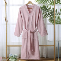 SaneShoppe - Men Long Terry Bath Robe Kimono Towel Bathrobe Women Dressing Gown