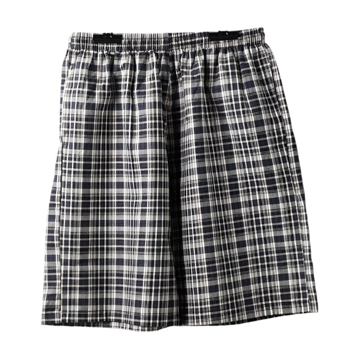 SaneShoppe - 100% Cotton Men's Plaid Boxer Shorts - Comfortable, Loose Fit Sleepwear.