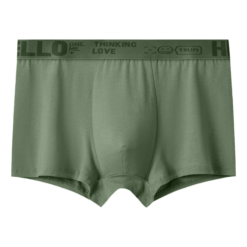 SaneShoppe - 1/5pcs Men's Underwear, Breathable Comfy Quick Drying Stretchy Boxer Trunks