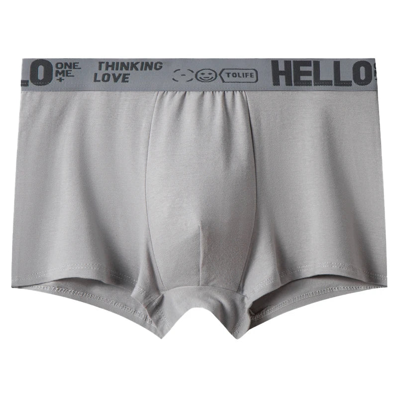 SaneShoppe - 1/5pcs Men's Underwear, Breathable Comfy Quick Drying Stretchy Boxer Trunks