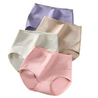 SaneShoppe 4 - Pack Women's Cotton High Waist Underwear, Sizes M - 5XL. Breathable Briefs.