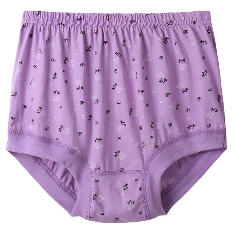 SaneShoppe - 6pcs Plus Size Women's Underwear - High Waist Cotton Briefs