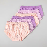SaneShoppe - 6pcs Plus Size Women's Underwear - High Waist Cotton Briefs