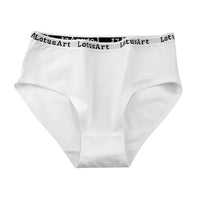 SaneShoppe - 6pcs Women's High Waist Cotton Panties, Solid Colours, Sizes M - 2XL