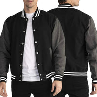 SaneShoppe - Black White Jacket Coats 5XL Loose Oversized Clothes Casual Men Women Baseball Clothes Couple Street Coat Warm Fleece Jackets