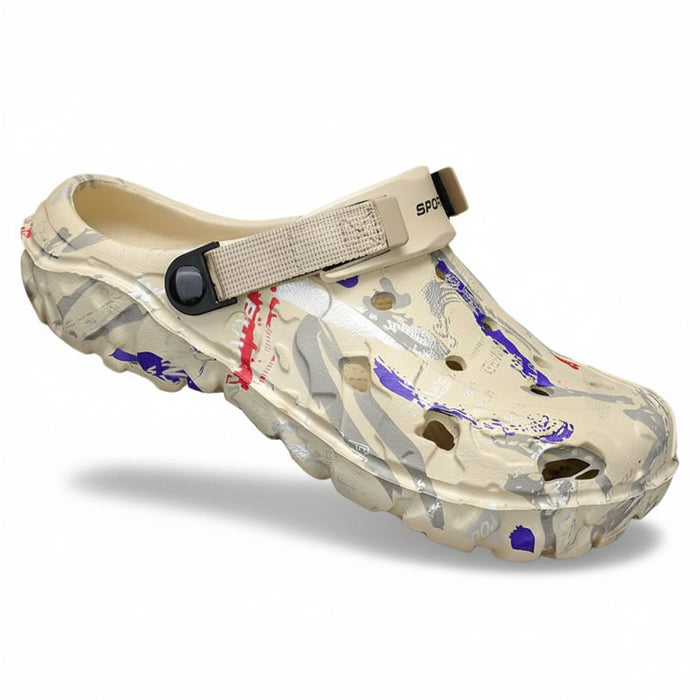 SaneShoppe - Camouflage Platform Slides for Men and Women Clogs Beach Sandals