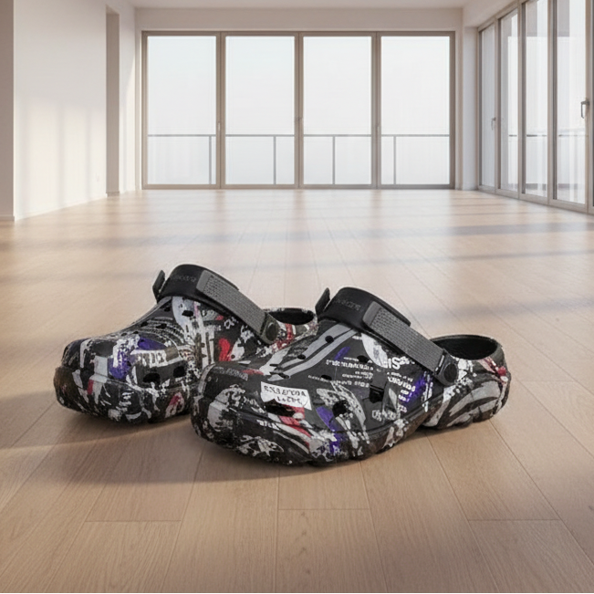 SaneShoppe Camouflage Platform Slides for Men and Women Clogs Beach Sandals