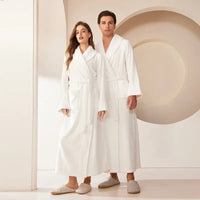 SaneShoppe - Coral Fleece Oversize Couple's Bathrobe - Autumn Winter Sleepwear