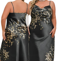 SaneShoppe - Female 1 or 2 - Piece Robe Set Nightgown Long Kimono Bathrobe 3XL, 5XL