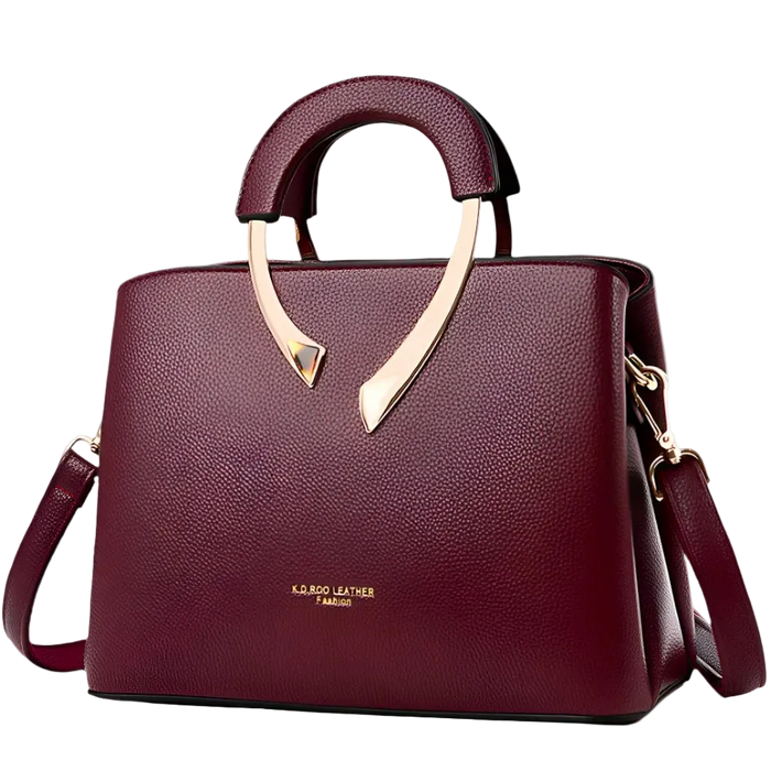 SaneShoppe - High Quality Vanderwaah Leather Casual Tote Luxury Handbag for Women 2024 Designer Crossbody Shoulder Bag