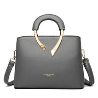 SaneShoppe - High Quality Vanderwaah Leather Casual Tote Luxury Handbag for Women 2024 Designer Crossbody Shoulder Bag