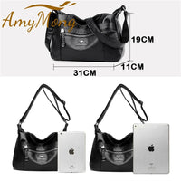 SaneShoppe - Luxury Genuine Brand Leather Shoulder Handbag for Women 2021 Designer Crossbody Messenger Bag