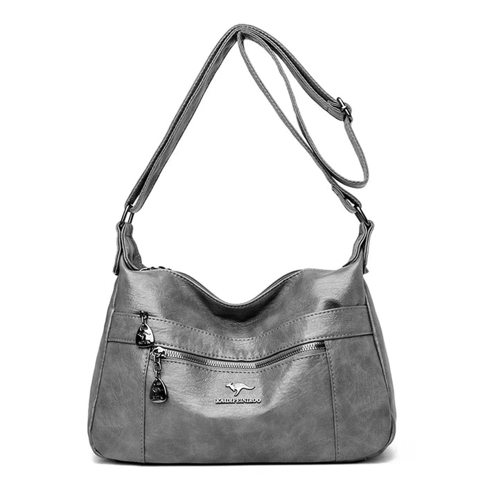 SaneShoppe - Luxury Genuine Brand Leather Shoulder Handbag for Women 2021 Designer Crossbody Messenger Bag