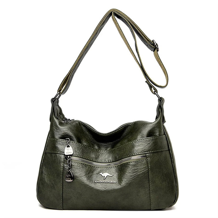 SaneShoppe Luxury Genuine Brand Leather Shoulder Handbag for Women 2021 Designer Crossbody Messenger Bag