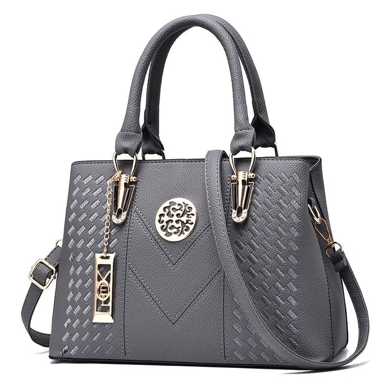 SaneShoppe - Luxury Leather Handbag for Women Designer Brand Shoulder Bag with Eye - Catching Short Length Fashion Purse Gift