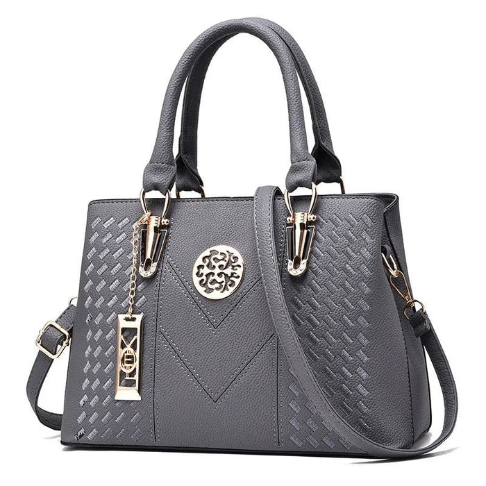 SaneShoppe - Luxury Leather Handbag for Women Designer Brand Shoulder Bag with Eye - Catching Short Length Fashion Purse Gift