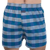 SaneShoppe - Men's Plaid Cotton Pajama Bottoms - High Waist, Plus Size Boxers for Home Wear