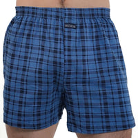 SaneShoppe - Men's Plaid Cotton Pajama Bottoms - High Waist, Plus Size Boxers for Home Wear