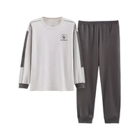 SaneShoppe - Men's Plus Size Cotton Pajama Set for Ultimate Comfort