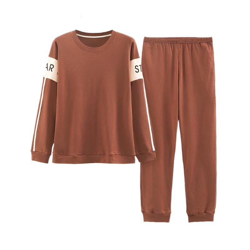 SaneShoppe - Men's Plus Size Cotton Pajama Set for Ultimate Comfort