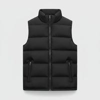 SaneShoppe - Mens Vest Jacket Warm Sleeveless Jackets Winter Waterproof Zipper Coat Autumn Stand - up Collar Casual Waistcoat Brand Clothing