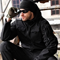SaneShoppe - Ohsisa 2025 Men Autumn Winter Outdoor Climbing Warm Coat Fleece Lined Thickened Long Sleeve Zipper Soft Stand Collar Jacket