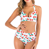 SaneShoppe - Plus Size Push Up Bikini Halter Swimsuit - XXL Size