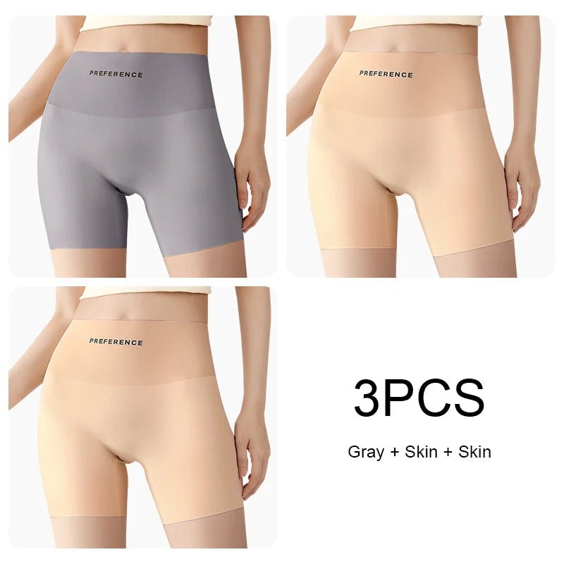 SaneShoppe - Safety Shorts Plus Size Seamless Underwear for Women, 3PCS
