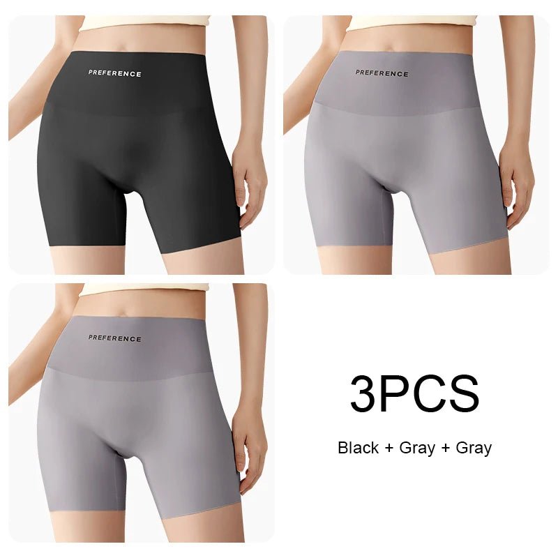 SaneShoppe - Safety Shorts Plus Size Seamless Underwear for Women, 3PCS