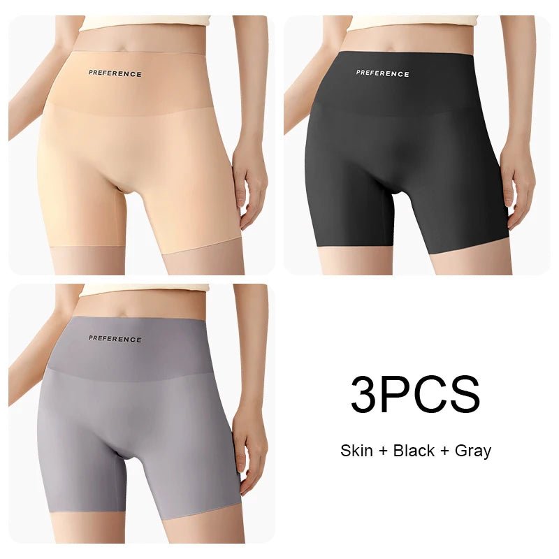 SaneShoppe - Safety Shorts Plus Size Seamless Underwear for Women, 3PCS