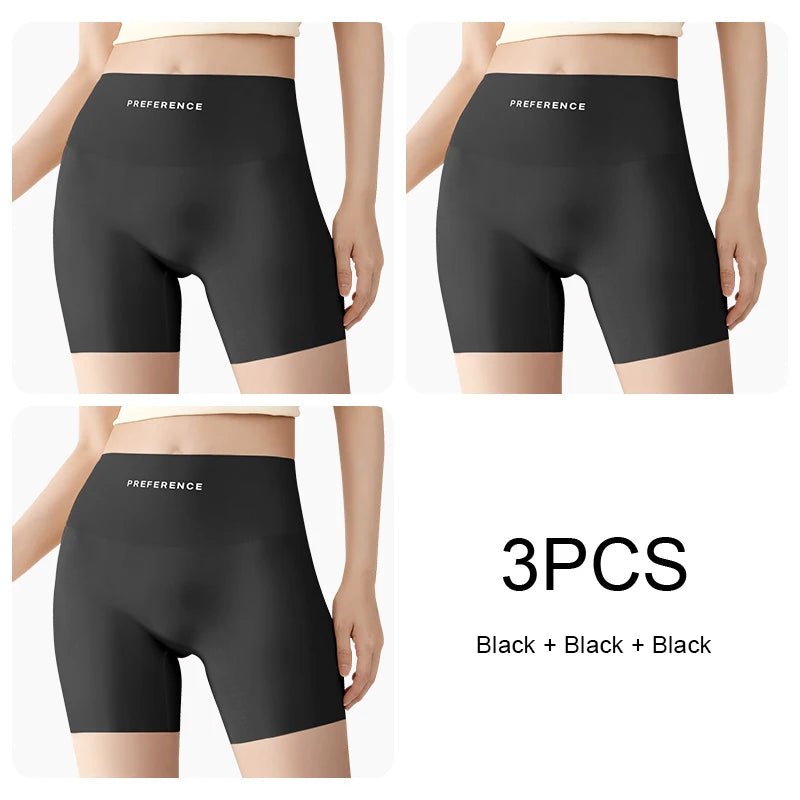 SaneShoppe - Safety Shorts Plus Size Seamless Underwear for Women, 3PCS