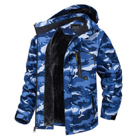 SaneShoppe - TACVASEN Fleece Lining Mountain Jackets Mens Hiking Jackets Outdoor Removable Hooded Coats Ski Snowboard Parka Winter Outwear