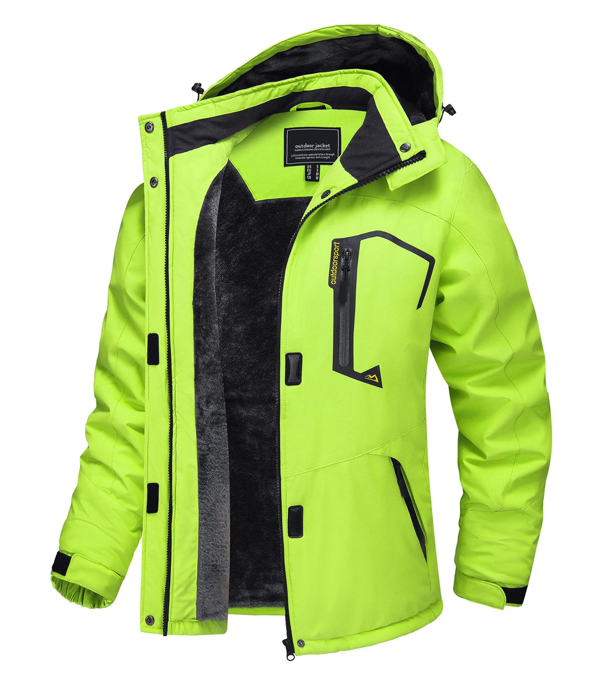 SaneShoppe - TACVASEN Winter Waterproof Ski Snowboard Jacket Womens Thermal Heavy Fleece Jackets Casual Work Rain Coat Windbreaker Parka