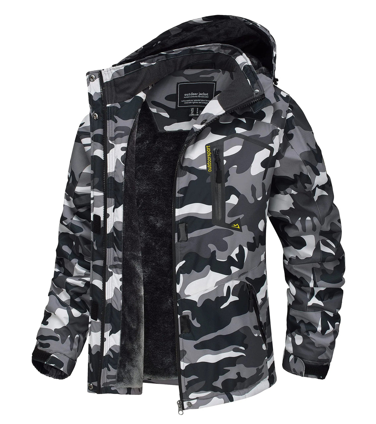 SaneShoppe - TACVASEN Winter Waterproof Ski Snowboard Jacket Womens Thermal Heavy Fleece Jackets Casual Work Rain Coat Windbreaker Parka