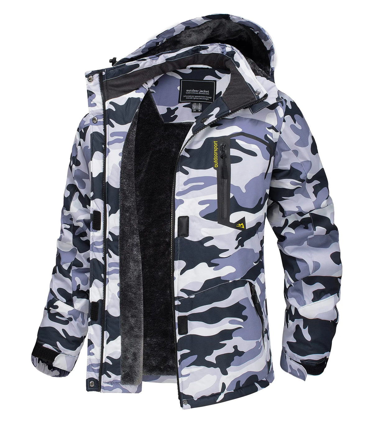 TACVASENTACVASEN Winter Waterproof Ski Snowboard Jacket Womens Thermal Heavy Fleece Jackets Casual Work Rain Coat Windbreaker ParkaSaneShoppe