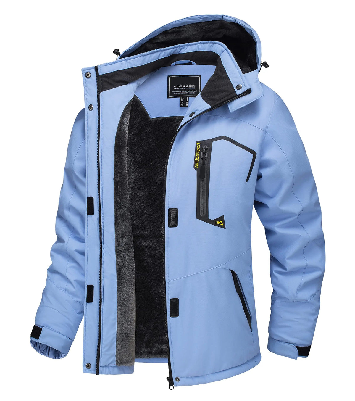 SaneShoppe TACVASEN Winter Waterproof Ski Snowboard Jacket Womens Thermal Heavy Fleece Jackets Casual Work Rain Coat Windbreaker Parka