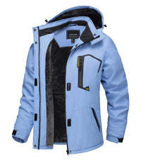 SaneShoppe TACVASEN Winter Waterproof Ski Snowboard Jacket Womens Thermal Heavy Fleece Jackets Casual Work Rain Coat Windbreaker Parka