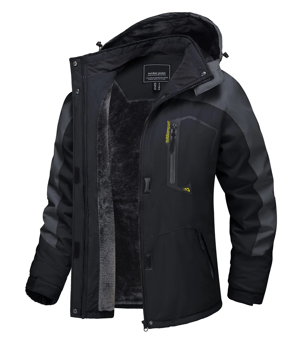 SaneShoppe - TACVASEN Winter Waterproof Ski Snowboard Jacket Womens Thermal Heavy Fleece Jackets Casual Work Rain Coat Windbreaker Parka