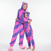 SaneShoppe - Unisex Winter Animal Onesies - Fluffy and Fun Sleepwear for Kids and Adults