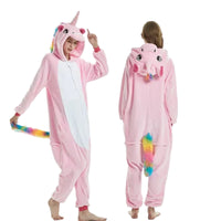 SaneShoppe Unisex Winter Animal Onesies - Fluffy and Fun Sleepwear for Kids and Adults