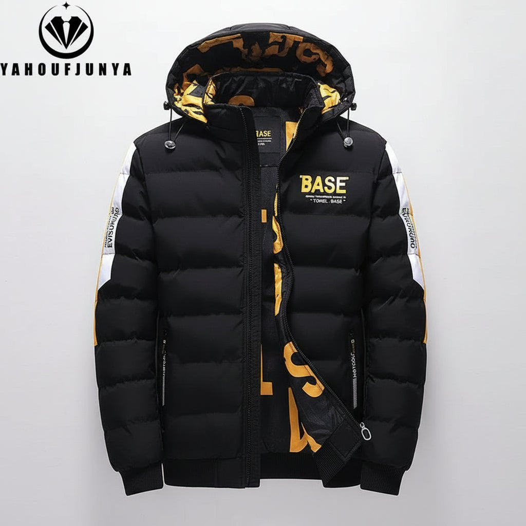 SaneShoppe - Winter Men Outdoor Windbreak Brand Removable Hooded Jacket Men Windbreak Thick Warm Casual Fashion Parka Jacket Coat Male Hots
