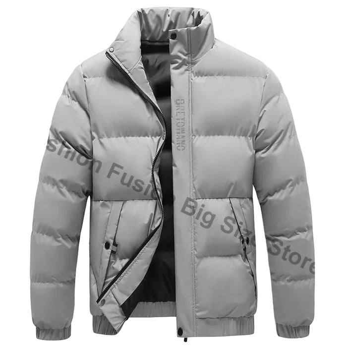 SaneShoppe - Winter Men's Jacket Fashion Men Thermal Parkas Coats Casual Classic Outwear Windbreaker Warm Padded Jackets Men Clothing