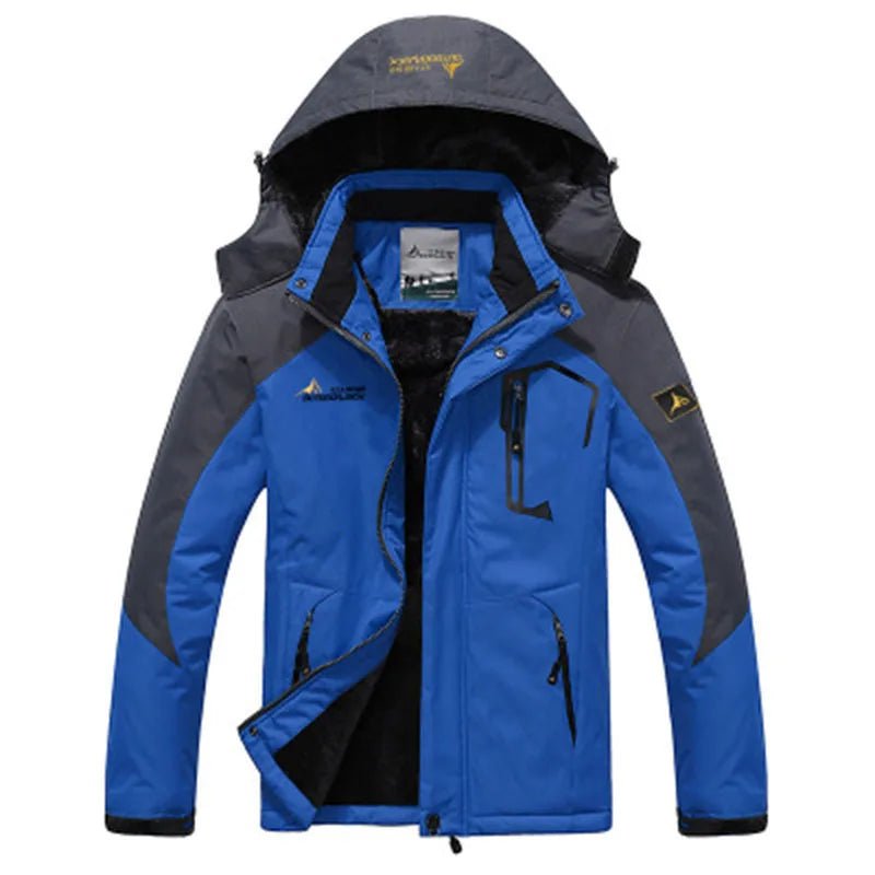 SaneShoppe-Men's Military Hooded Winter Parka Coat with Fur Lining