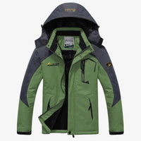SaneShoppe-Men's Military Hooded Winter Parka Coat with Fur Lining