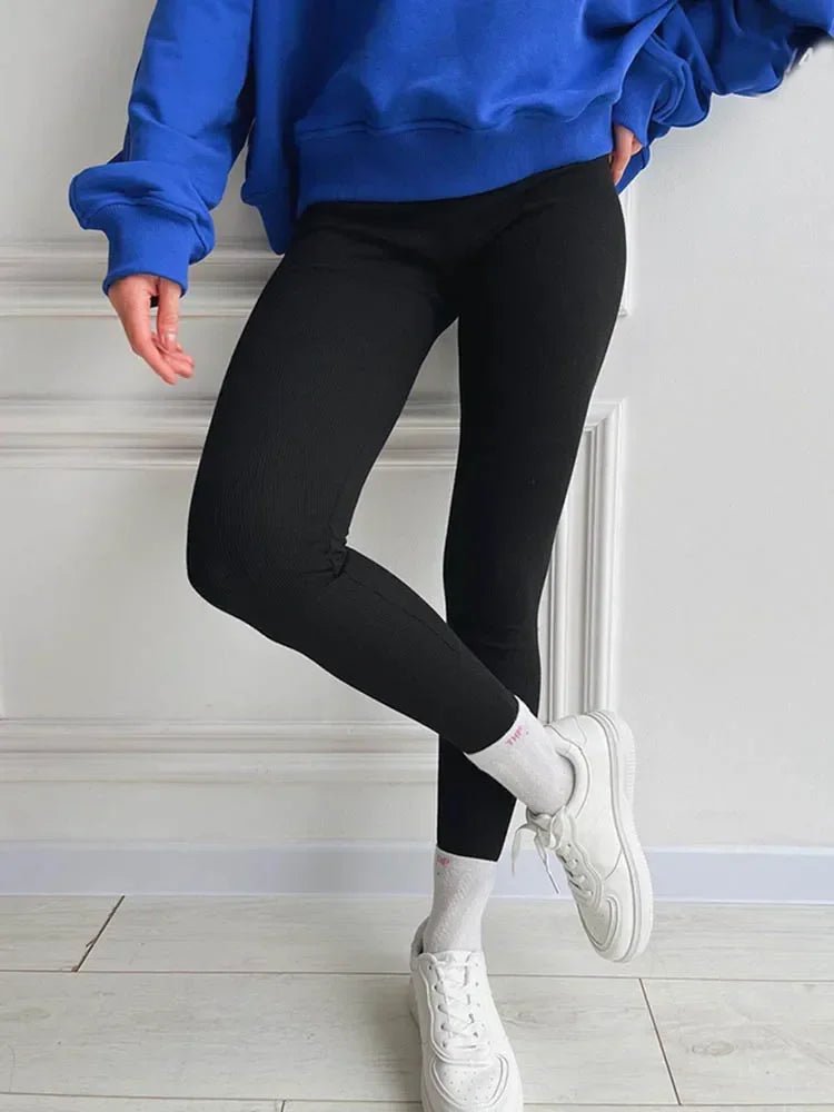 SaneShoppe Winter Fleece Lined Women's Leggings: Stretchy, Thick, and Warm Winter Fleece Lined Women's Leggings: Stretchy, Thick, and Warm