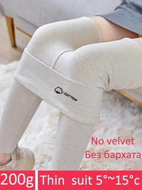 SaneShoppe - Winter Fleece Lined Women's Leggings: Stretchy, Thick, and Warm